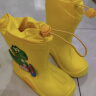 牧萌儿童雨鞋男童女童防水立体宝宝防滑耐磨卡通雨靴 粉色独角兽 15码 实拍图