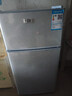 YZR小冰箱家用小型出租屋宿舍双门冷藏冷冻大容量1级节能省电冰箱 139银双门【自动除霜3天1度电】高80cm 实拍图