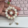 普陀山白玉菩提钥匙扣莲花手机链男女款小挂件挂饰 实拍图