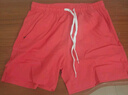 【可放手机】冰丝速干运动短裤跑步三分裤情侣款沙滩裤短裤运动裤 湖蓝+西瓜红 XL （推荐125-140斤） 实拍图