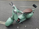 雅纳卡yanaka电动车电瓶车罗马假日复古电动摩托车个性电瓶车大黄蜂踏板车网红 青绿色 高配版60V20A铅酸电池+GPS 实拍图