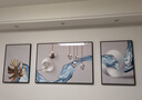 宜巢客厅装饰画晶瓷画现代简约批发沙发背景墙壁画轻奢镶钻三联挂画 逸彩 两边50*70中间100*70晶瓷面 实拍图