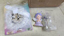 长存（CHAnGCUn）汽车摆件镶钻可爱安妮天使车上中控摆台高档车载装饰车内饰品女神 紫安妮+漫天星+镶钻花朵垫 实拍图