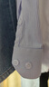 凡客诚品衬衫男商务易打理纯色西服正装衬衣男士白衬衫 长-蓝条 42 卡码建议拍大一码 实拍图