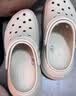CROCS卡骆驰檀健次同款经典泡芙洞洞鞋轻便舒适男女同款花园鞋|207521 石英粉-6UR(含智必星) 39 (240mm) 实拍图