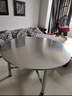 304不锈钢圆桌折叠圆餐桌家用大圆桌带转盘吃饭桌子圆形加厚10人 304#1.5米圆桌+1.0转盘特厚 实拍图