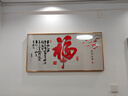 铃桐客厅装饰画福字挂画横版沙发背景墙壁画新中式餐厅中堂百福图墙画 01款 100*50高清晶瓷画 实拍图