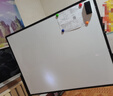 得力白板写字板120*90cm H型碳钢支架式磁吸书写移动升降办公会议黑板家庭辅导培训33715【升级双面】 实拍图
