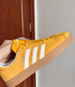 adidas T头鞋 VL COURT复古板鞋德训鞋男女阿迪达斯轻运动   黄色/亮白/汉玉白(推荐女生选小半码)   40.5 实拍图