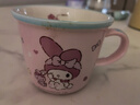 摩登主妇三丽鸥杯子陶瓷杯女生家用水杯牛奶早餐杯可爱儿童马克杯 【美乐蒂】带刻度马克杯340ml 实拍图