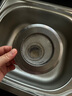 下水道厨房水槽垃圾过滤网洗菜盆水池不锈钢提笼地漏头发防堵神器 升级通用款1个装11.3cm通用型 实拍图