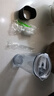 爱舒贝北极光ins简约带吸管男士玻璃杯家用带盖水杯高颜值咖啡办公女杯 水蓝色450ml+玻璃吸管+杯刷+杯套 实拍图
