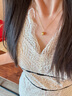 黛米挽爱水滴形海水南洋金珍珠项链多用伴侣18K金吊坠女 8-9mm 晒单实拍图