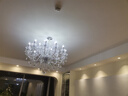 梵帝卡罗欧式水晶灯法式客厅别墅洋房灯具餐厅灯酒店婚庆蜡烛水晶灯婚房灯 18头-直径100*高90CM-三色 实拍图