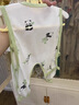 优奇宝宝琵琶衣夏季婴儿衣服夏天薄款肚兜哈衣背心纯棉夏装洋气小熊猫 晒单实拍图