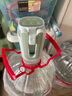 双枪抽水器桶装水办公家用饮水机电动抽水泵压水器定量可折叠浅绿色 实拍图