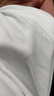 拇指白小T一代纯棉短袖T恤男女春夏休闲小白丅百搭打底衫 皓白男款 XL  实拍图
