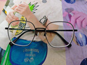 万新（WAN XIN） 万新近视眼镜配眼镜框高清非球面现片男女金属钛多种框型选择 金属-全框-2904BK-黑色 1.60MR-8非球面镜片（近视超薄） 实拍图