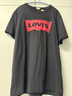 Levi's李维斯情侣美式宽松印花时尚简约舒适潮流纯棉圆领短袖T恤 黑色 002A0-0001 S 实拍图
