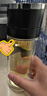 炊大皇玻璃杯茶水分离耐高温防爆泡茶杯大容量茶杯黑色330ml 实拍图