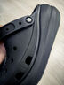 crocs檀健次推荐款经典泡芙洞洞鞋|207521 黑色-001 37/38(230mm) 实拍图