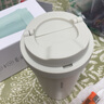 乐扣乐扣（LOCK&LOCK）遇见元气保温保冷咖啡杯弹跳盖男女颜值水杯LHC3271BEG白色400ML 实拍图