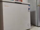 美的（Midea）203升冷藏冷冻转换冰柜家商用大冷柜一级能效节能卧式囤货高颜值小冷柜203KMD(E) 【热卖爆款】节能低霜 203L 实拍图