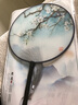 絲兿堂中国风宫扇女木柄汉服扇子表演古风圆扇古典半透明中式团扇絲兿堂 桃花亭（黑柄） 实拍图