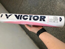 VICTOR威克多 羽毛球鸭毛球耐打稳定 SP 比赛训练球 粉胜利12只装 实拍图