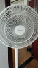 美的（Midea）【品质推荐】七叶轻音柔风电风扇/家用省电落地扇/台式电扇/广角摇头节能宿舍小型风扇 SAE35CA 实拍图