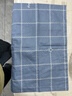 纯棉枕套一只装全棉枕头套30x50男家用48x74学生40x60单人一只装 蓝大格 30X50cm儿童枕套一只 实拍图