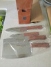 张小泉 华韵七件菜刀组合套装 家用菜刀切片刀斩砍骨刀小厨刀水果刀剪刀 实拍图