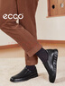 爱步（ECCO）乐福鞋男 一脚蹬增高休闲皮鞋 S 轻巧混合520314 黑色39 实拍图