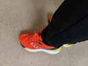 Saucony索康尼彭于晏同款胜利22跑步鞋男缓震舒适慢跑鞋桔深灰42.5 实拍图