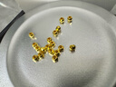 喜上眉梢【喜上眉梢】999足金蹦迪镭射散珠黄金3D硬金超闪足球珠圣诞礼物 0.6g 2mm蹦迪珠多颗 实拍图