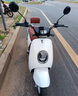 立马电动摩托车MINI 80公里长续航1200W电机60V20Ah铅酸电池外卖家用舒适出行电动车 梦幻白 实拍图