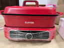 苏泊尔（SUPOR）电蒸锅 电煮锅 电火锅 家用多功能烤鱼烤肉锅 多用途分体不粘料理锅 蒸煮炖涮电热锅H3423FK863A 实拍图
