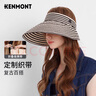 卡蒙（Kenmont）百搭防紫外线空顶防晒帽女春夏速干透气可折叠遮脸遮阳帽km-6046 实拍图