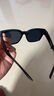 白小奢太阳镜【黑框竖钉】227偏光墨镜男女款遮阳旅游司机开车眼镜 实拍图
