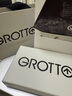 GROTTO个乐经典羊皮短款钱包手工真皮多卡位卡夹卡包情侣礼物 经典黑（小男孩） 实拍图