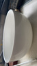 陶相惠骨瓷面碗汤碗釉下彩7英寸家用大容量吃泡面微波炉纯白陶瓷碗2只装 实拍图