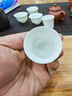 苏氏陶瓷（SUSHI CERAMICS）羊脂玉白瓷功夫茶杯闻香杯陶瓷品茗杯6个装（简装） 实拍图