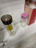 希诺双层玻璃杯家用办公水杯女高颜值过滤泡茶杯子XN-9331粉色 240mL 实拍图