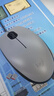 罗技（Logitech）M330 轻音鼠标 无线鼠标 办公鼠标 右手鼠标 带无线微型接收器 灰色 实拍图