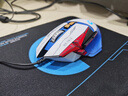 罗技（G）G502 HERO 主宰者 电竞游戏鼠标 有线鼠标 RGB炫彩灯光  机械配重竞技FPS吃鸡宏cf吃鸡鼠标 G502HERO+蓝白贴纸 实拍图
