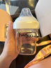 HEGEN海格恩新生儿奶嘴0-6个月以上超软硅胶仿母乳偏心奶嘴防胀气 0阶段圆孔 0-1月 2只装 实拍图