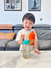 CHAZRAIN 儿童水杯PPSU带吸管宝宝喝水直饮杯幼儿园小学生运动便携户外 望禹橙吸管款 450ml 实拍图