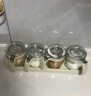 禧天龙调料盒套装厨房调料罐调味罐调料瓶味精盐罐4支装带双层置物架 实拍图