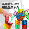 布鲁奇彩窗磁力片儿童玩具男孩3-6岁磁力积木磁性益智玩具1-3岁生日礼物 实拍图
