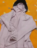 蕉下（beneunder）防晒衣女凉感修身AL11924短款辣妹防晒服女外套浅绯粉L 实拍图